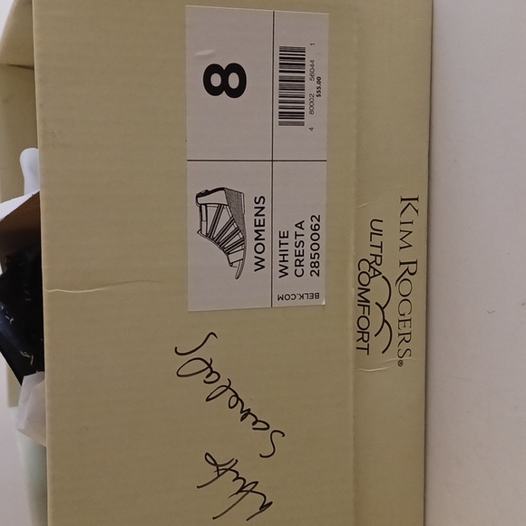 Kim Rodgers White Cresta ultra comfort sandals - Picture 13 of 13